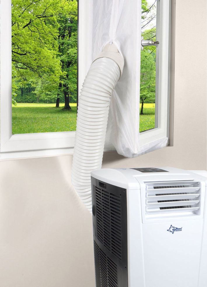 Suntec Fensterabdichtung Air-Block Klima-Sail 450 XXL Warmluftstopper Hot Air Stop