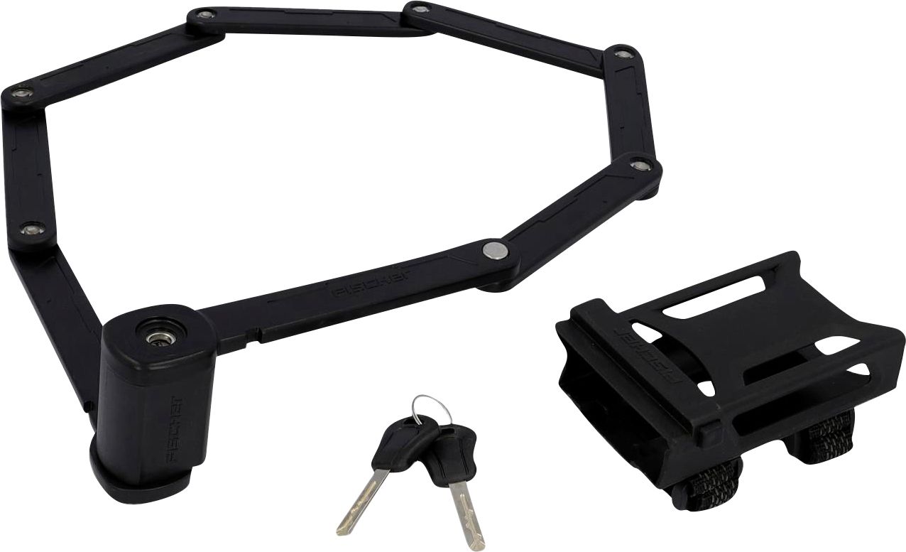 Fischer Faltschloss XL 110 cm mit Halter