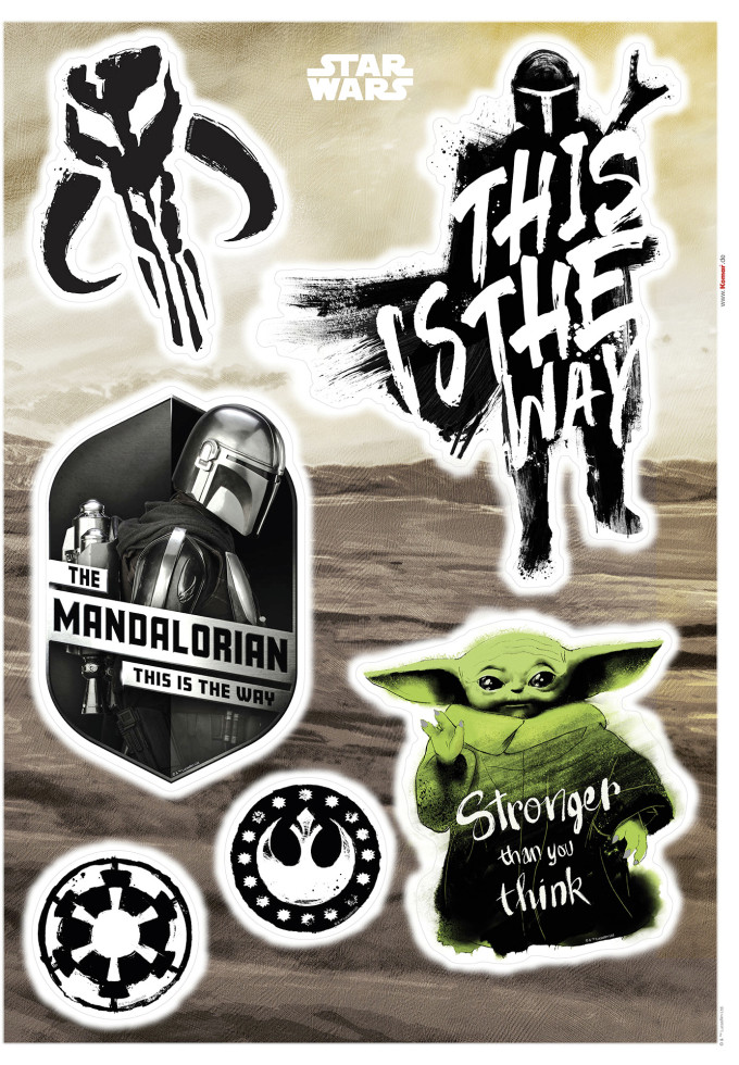 Komar Dekosticker Mandalorian Legend 50 x 70 cm