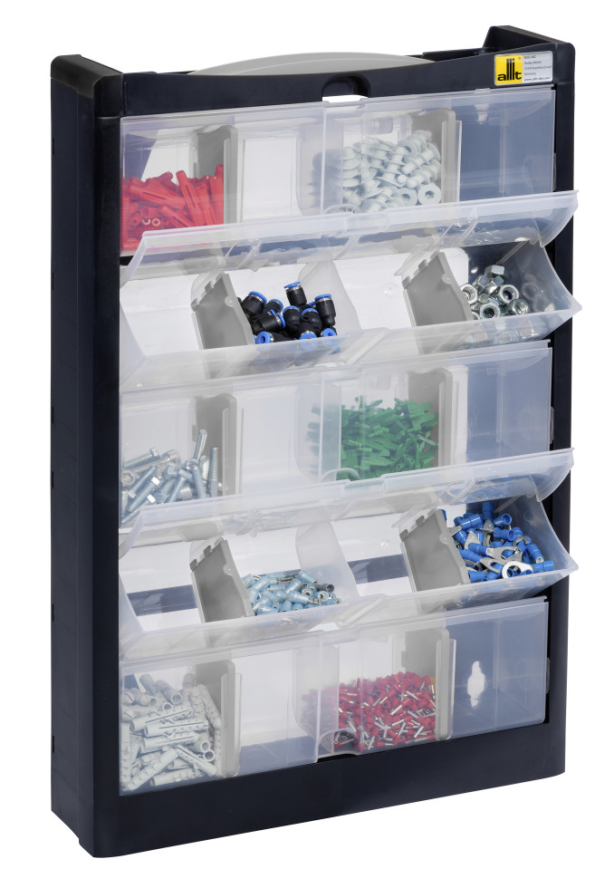 Allit Sortierkasten/Kleinteilemagazin DrawBox