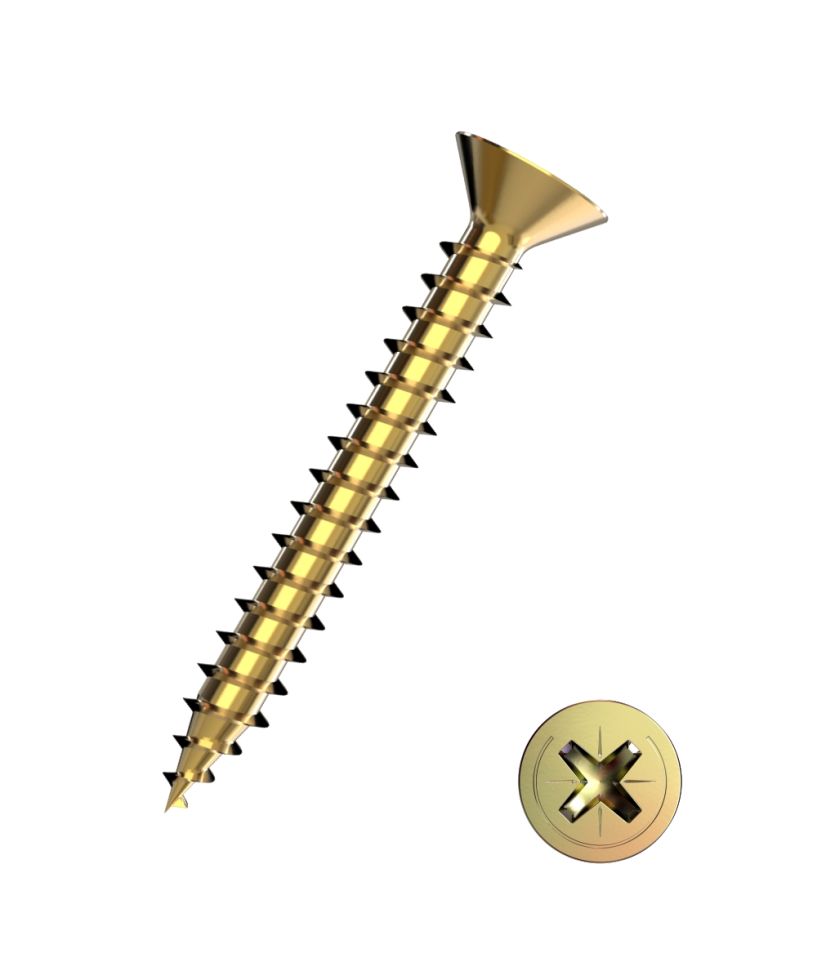 Connex Universalschrauben 2.5 x 12 mm PZ 1 Senkkopf - 250 Stk.