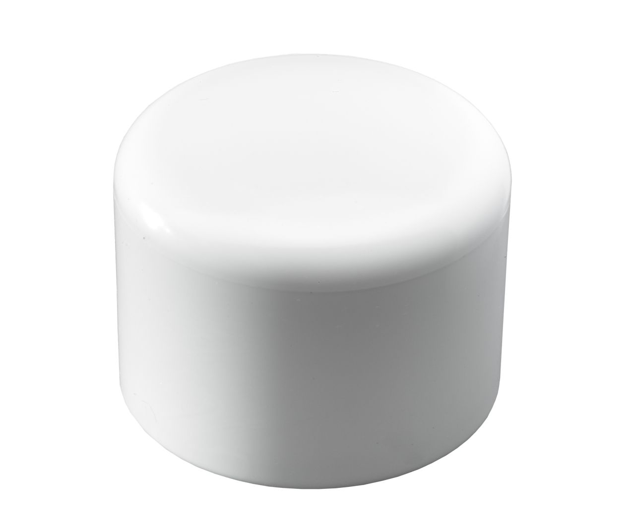 Hettich Fußkappe für Rundrohre Ø30 mm weiß Kunststoff, 4 Stück