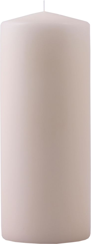 Diana Candles Stumpenkerze creme Höhe 20 cm, Ø 7,8 cm