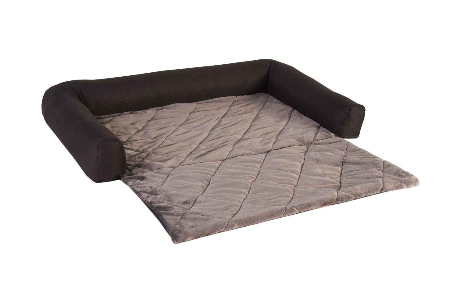 Lebon Hundebett Camil Sofa- & Reisebett eckig L 90 x B 55 x H 12 cm