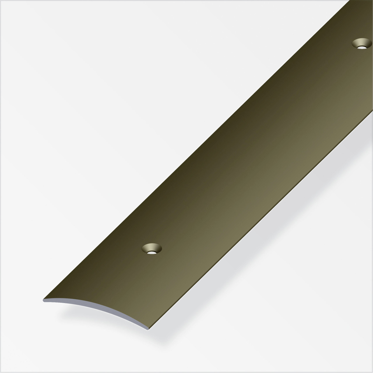 alfer Übergangsprofil 2 m, 30 x 5 mm Aluminium eloxiert bronze