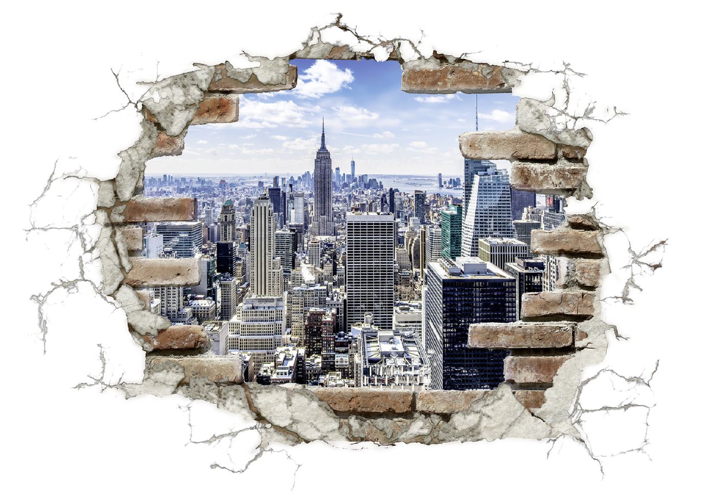 Komar Decosticker Break Out NYC 100 x 70 cm
