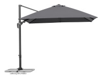 Schneider Ampelschirm Rhodos Twist Green Style anthrazit 300 x 300 cm