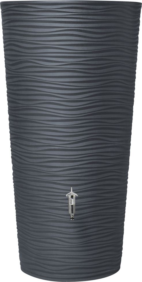 Garantia Regenspeicher Natura 2in1 210 L graphite grey mit Pflanzschale