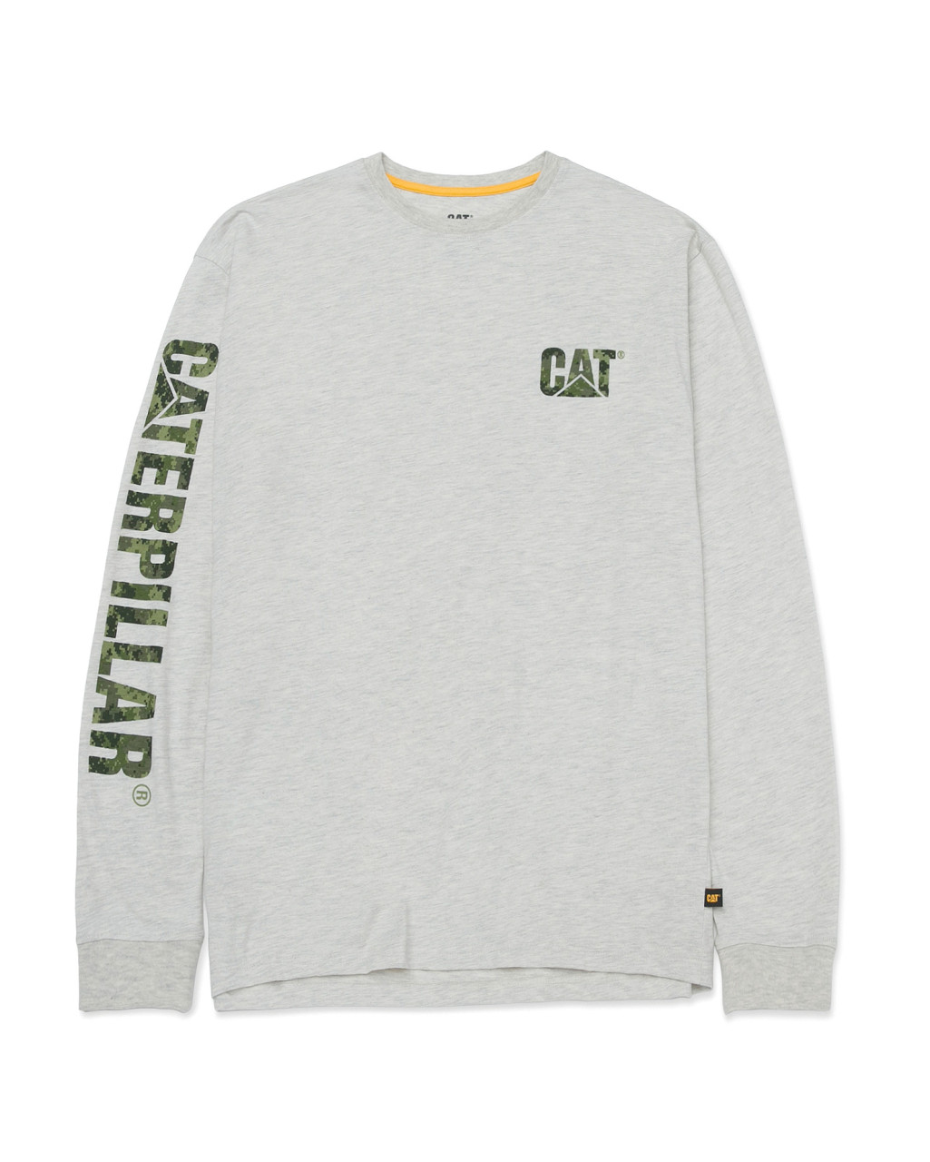 CAT Langarmshirt Banner Größe XXL cream