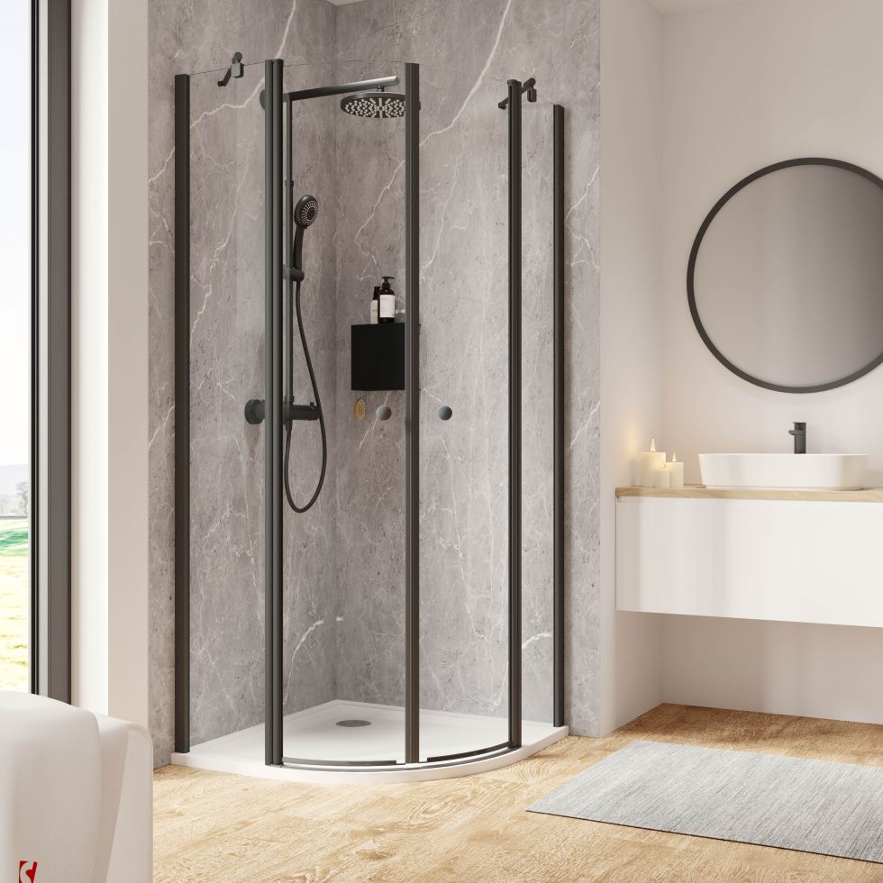 Schulte Runddusche 4-teilig 90 x 90 cm Garant 2.0