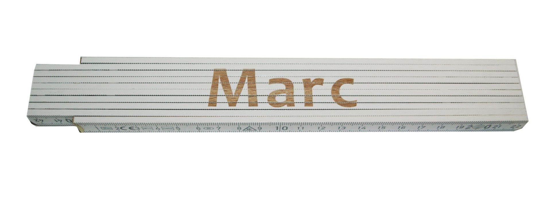 Zollstock Marc 2 m weiß