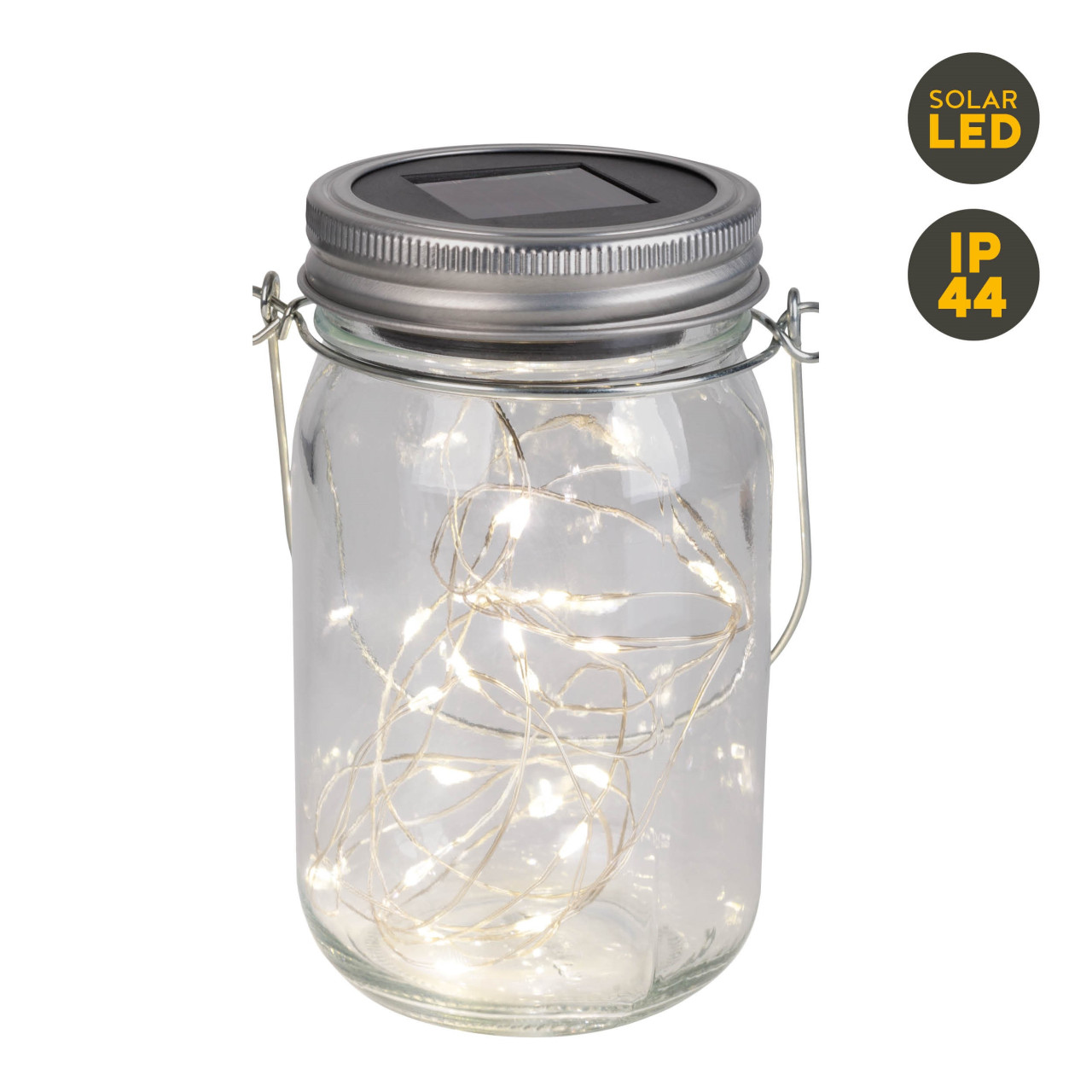 Light & More LED-Solar-Tischleuchte warmweiß