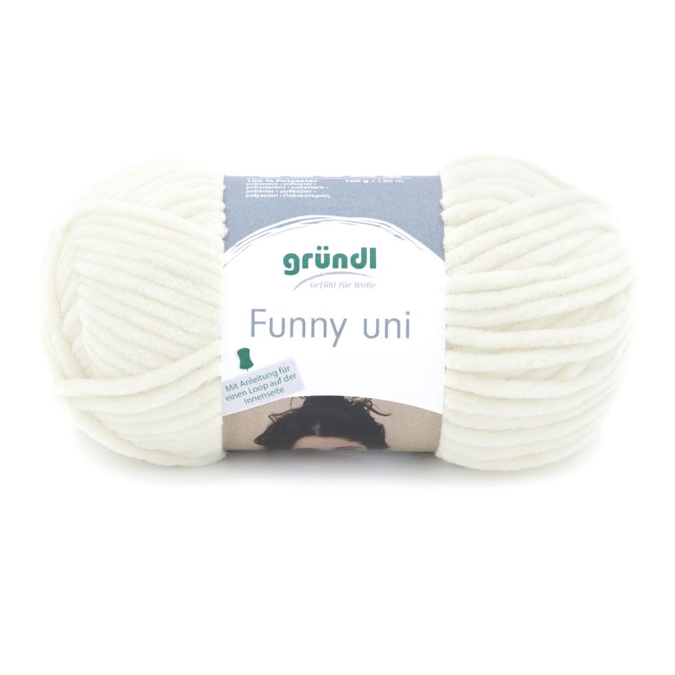 Gründl Wolle Funny uni 100 g creme
