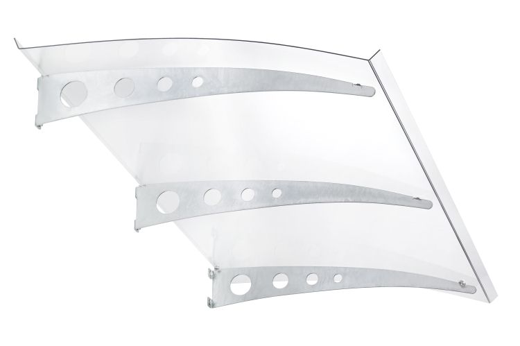 Gutta Vordach Pico-Top Aluminium, Polycarbonat klar