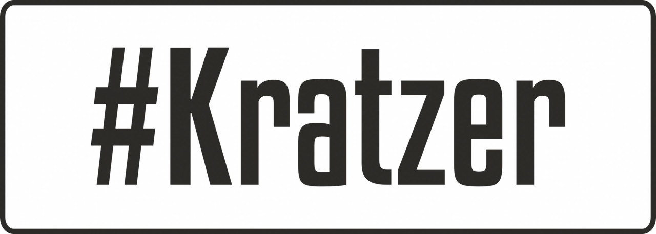 Hermann Schütz Autoaufkleber #Kratzer 4 x 11 cm