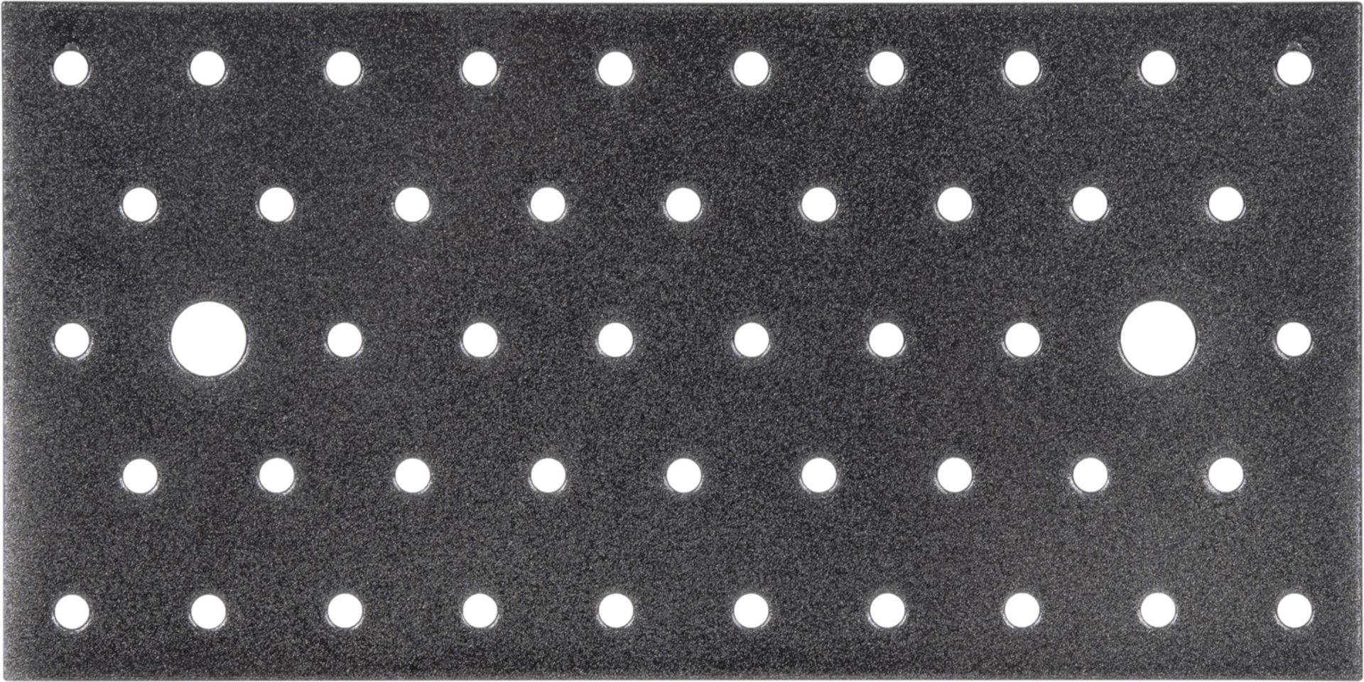 Alberts Duravis Lochplatte schwarz diamant, 200 x 100 x 2 mm