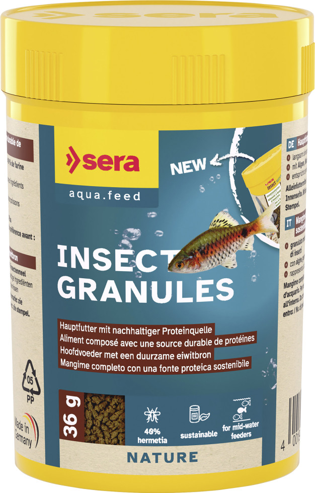 Sera Fischfutter mit Insekten Insect Granules 100 ml