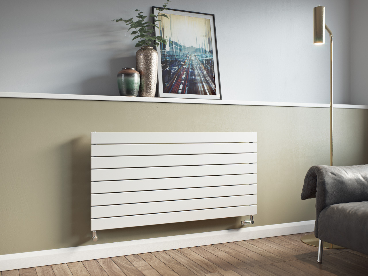 Ximax Heizkörper P1 horizontal 59,5 x 120 cm 761 Watt weiß