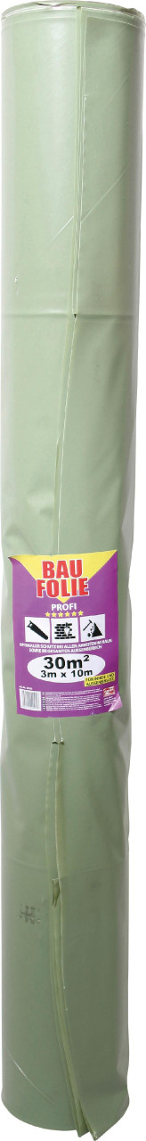 Jufol Baufolie Profi 0,2 mm 10 x 3 m = 30 m² transluzent