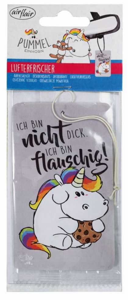 airflair Papierlufterfrischer Pummeleinhorn flauschig Bubblegum