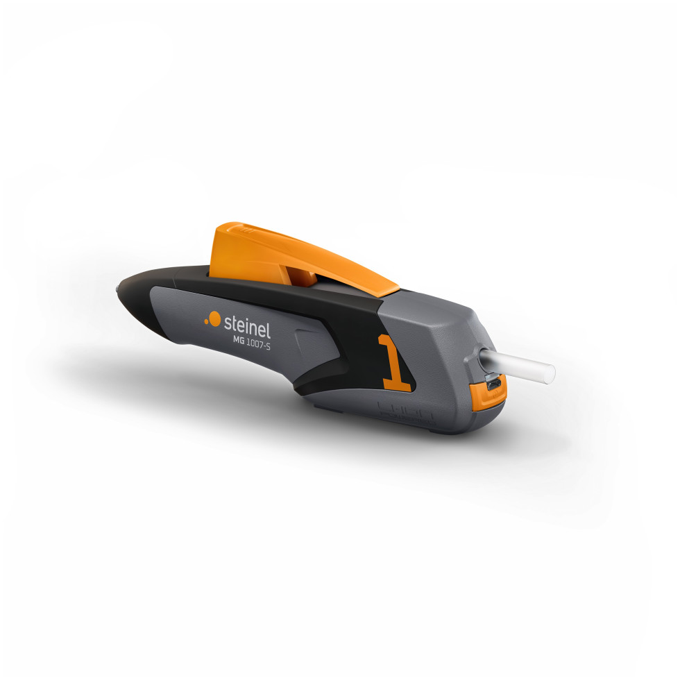 Steinel Heißklebepistole MobileGlue 1007-S Anthrazit inkl. 3 Klebesticks