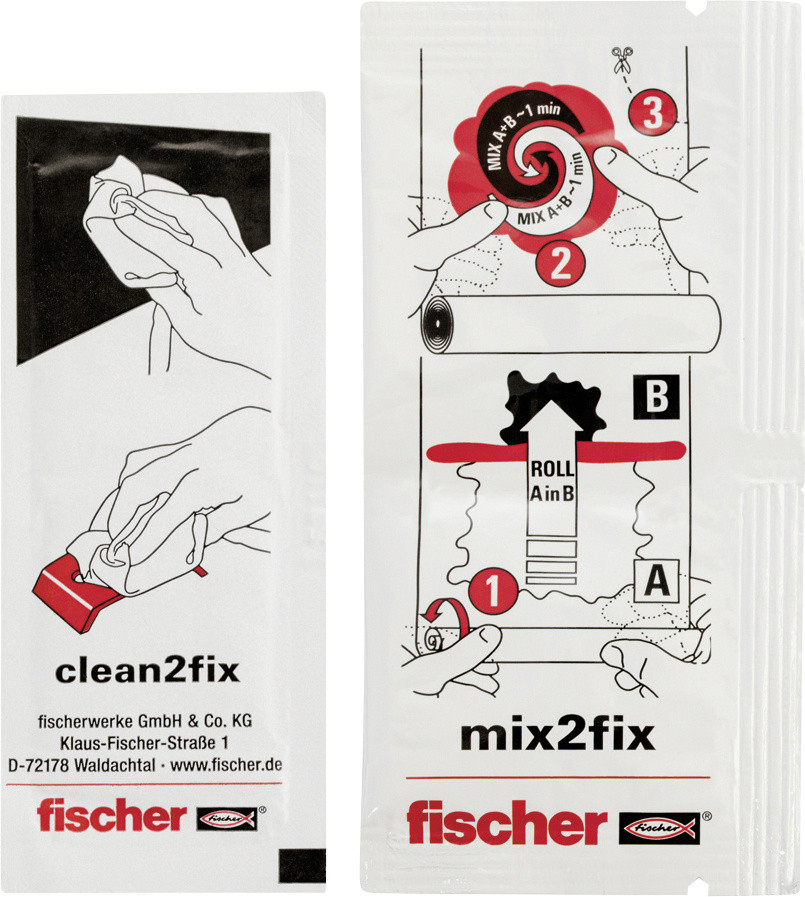 Fischer Badkleber 6 g Badeaccessoires befestigen, ohne zu bohren
