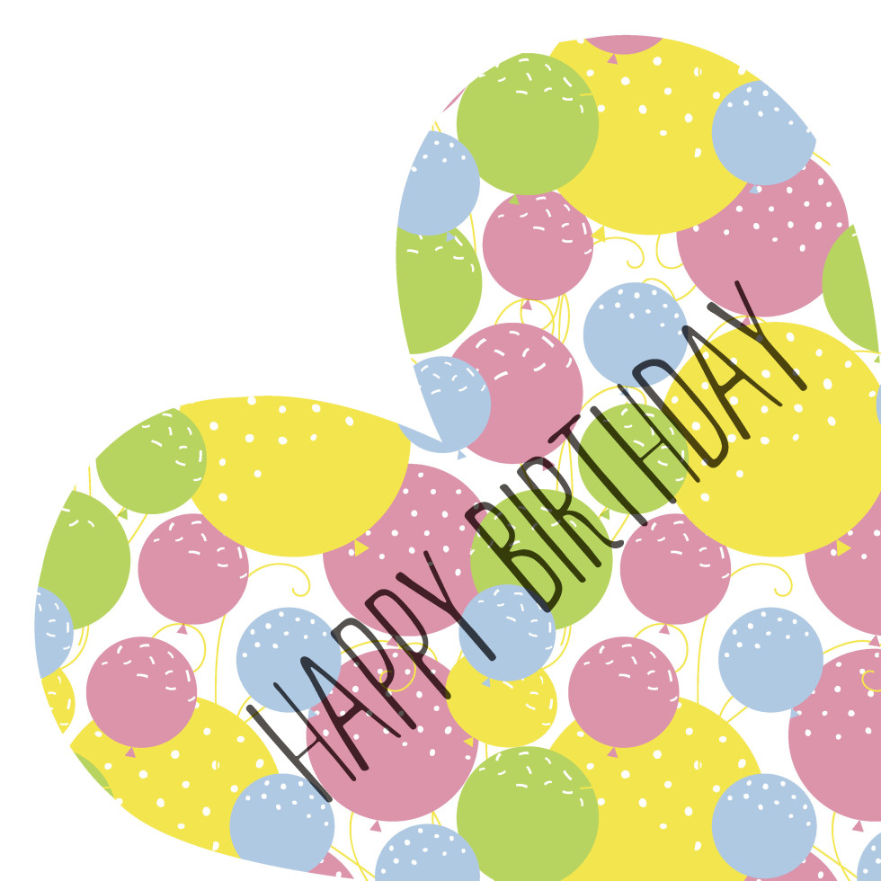 Duni Servietten silhouettes airlaid birthday heart 33 x 33 cm - 12 Stück