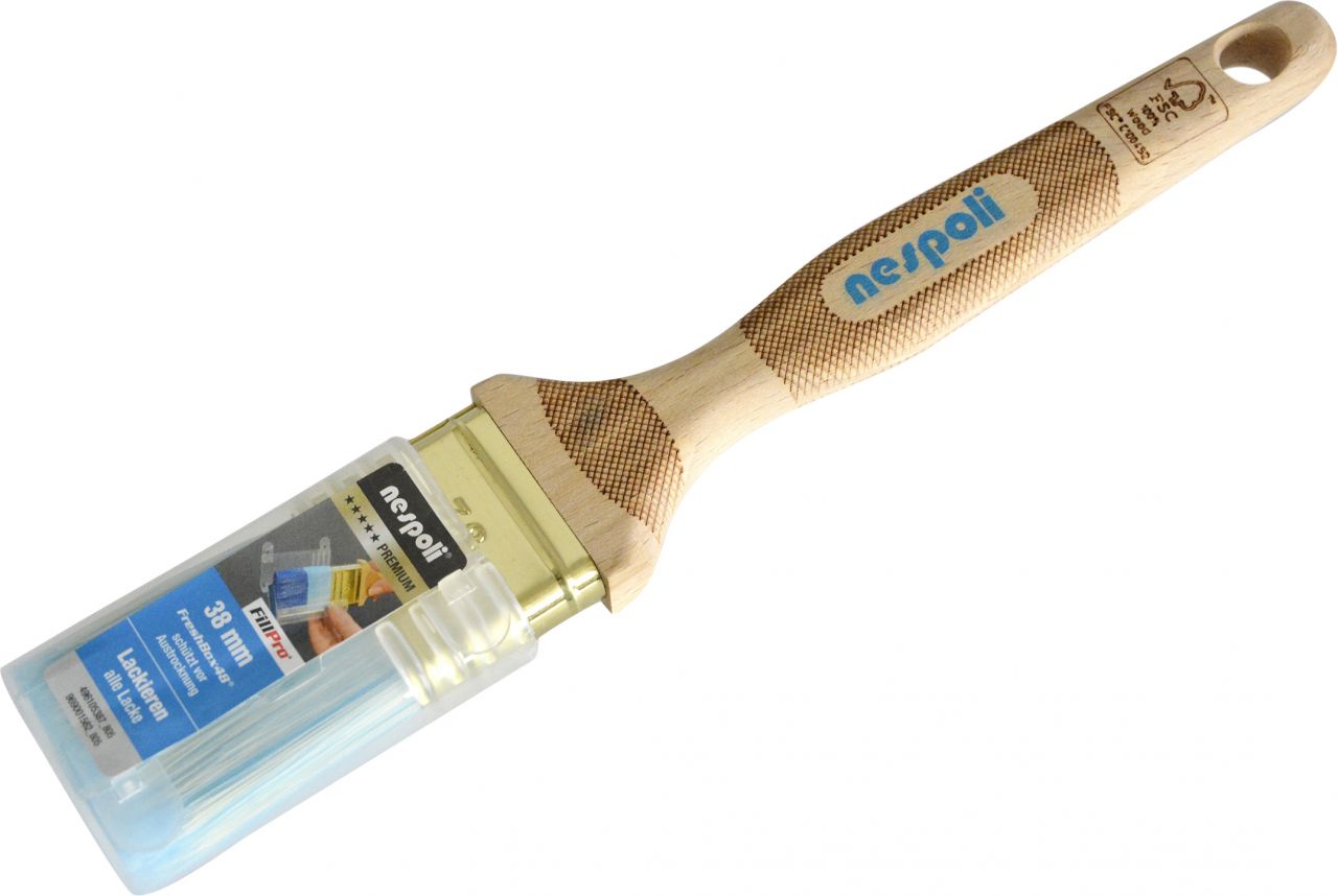 Nespoli FillPro Flachpinsel alle Lacke LaserTouch-Griff 8. Stärke, 38 mm
