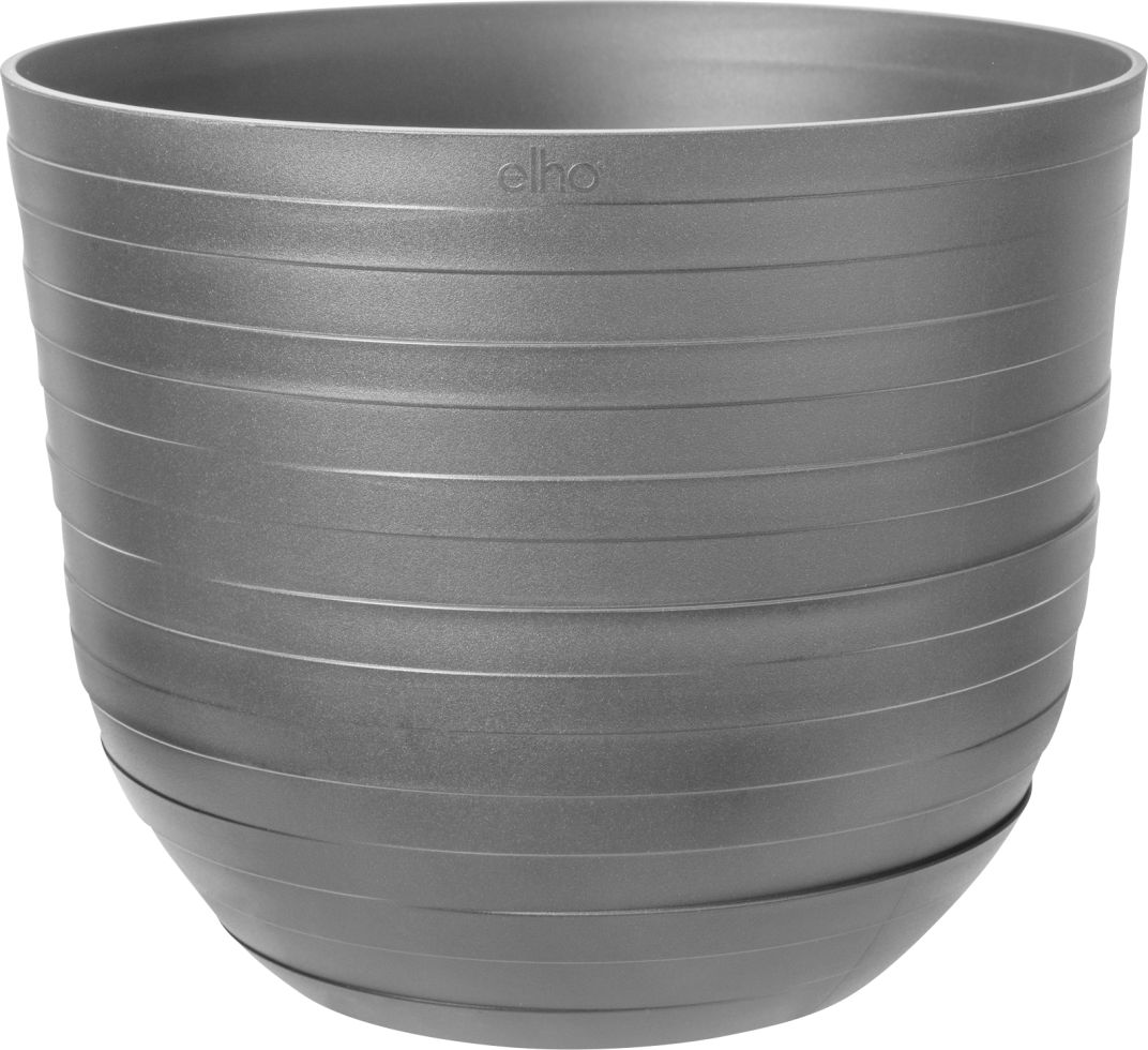 Elho Pflanztopf Fuente Rings Ø 29,4 x 24,3 cm onyx schwarz
