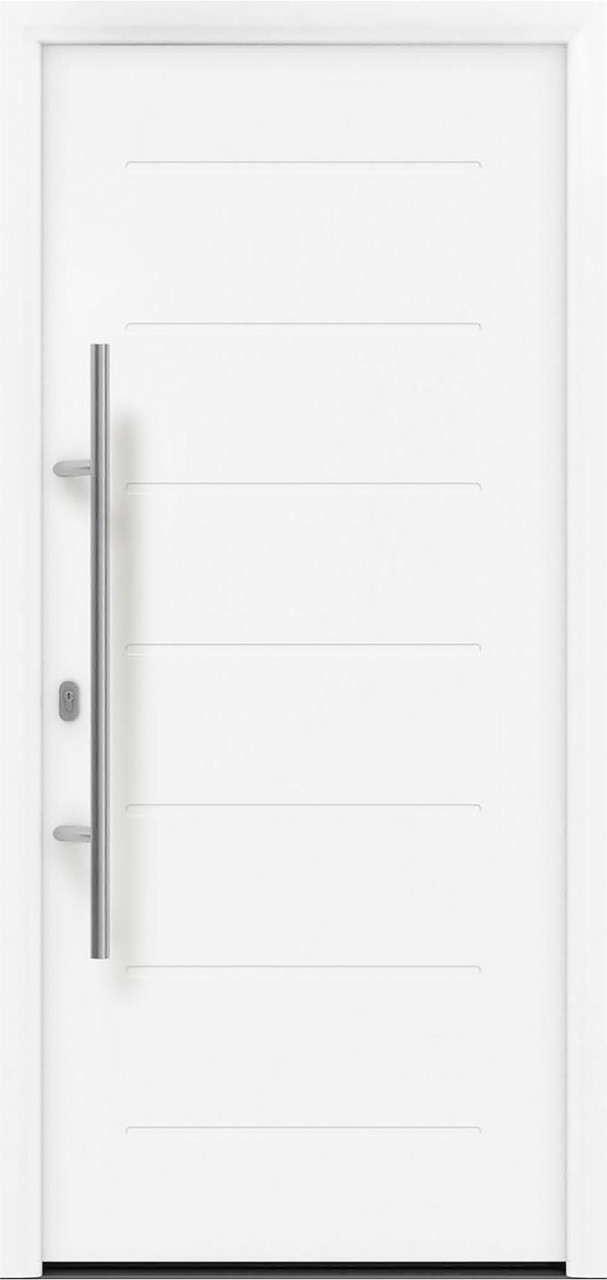 EcoStar Haustür ISOPRO IP 015 verkehrsweiß 110 x 210 cm