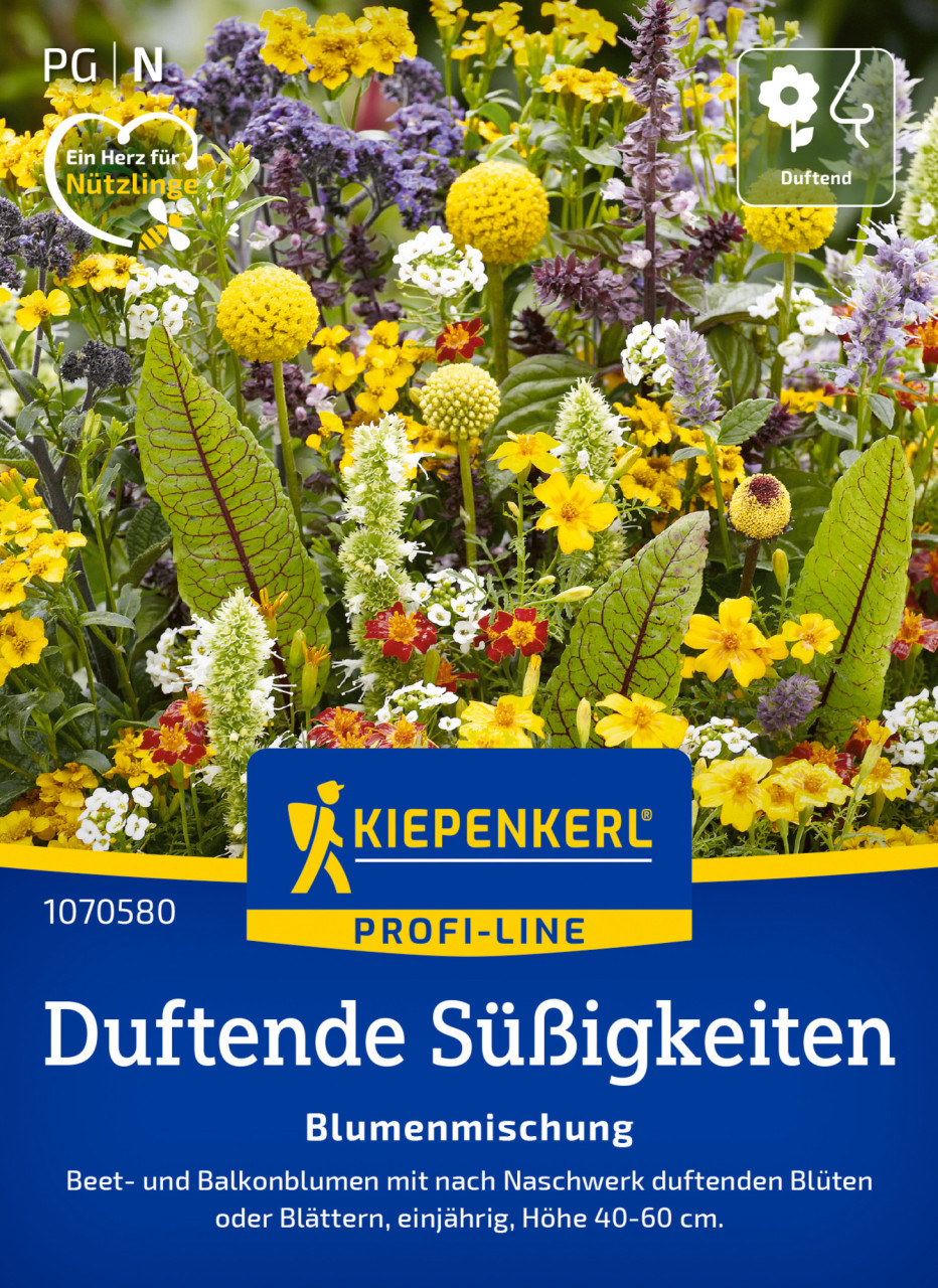 Kiepenkerl Profi-Line Saatgut Blumen-Mischung Duftblumen für Naschkatzen für ca. 1-2 m²