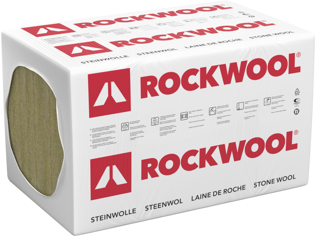Rockwool Trennwandplatte Sonorock Steinwolle WLG 040