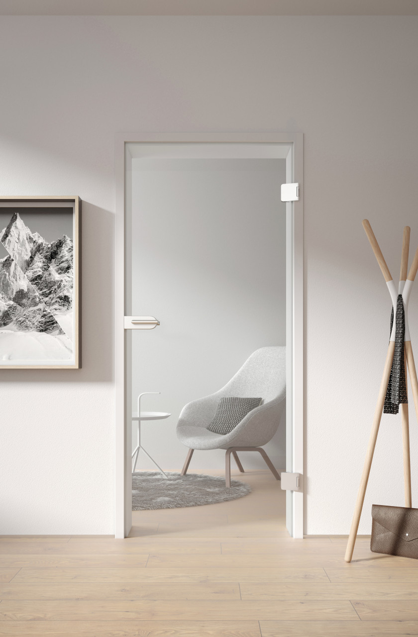 Ambiente Glastür Cristallo Din links/rechts 83,4 x 197,2 x 0,8 cm Klarglas