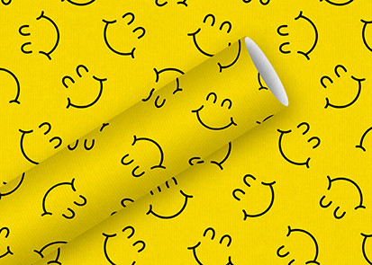 By Nature Geschenkpapier big smile 2 m