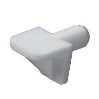 Hettich Bodenträger mit Zapfen weiß 5 mm Kunststoff, 1 Stück