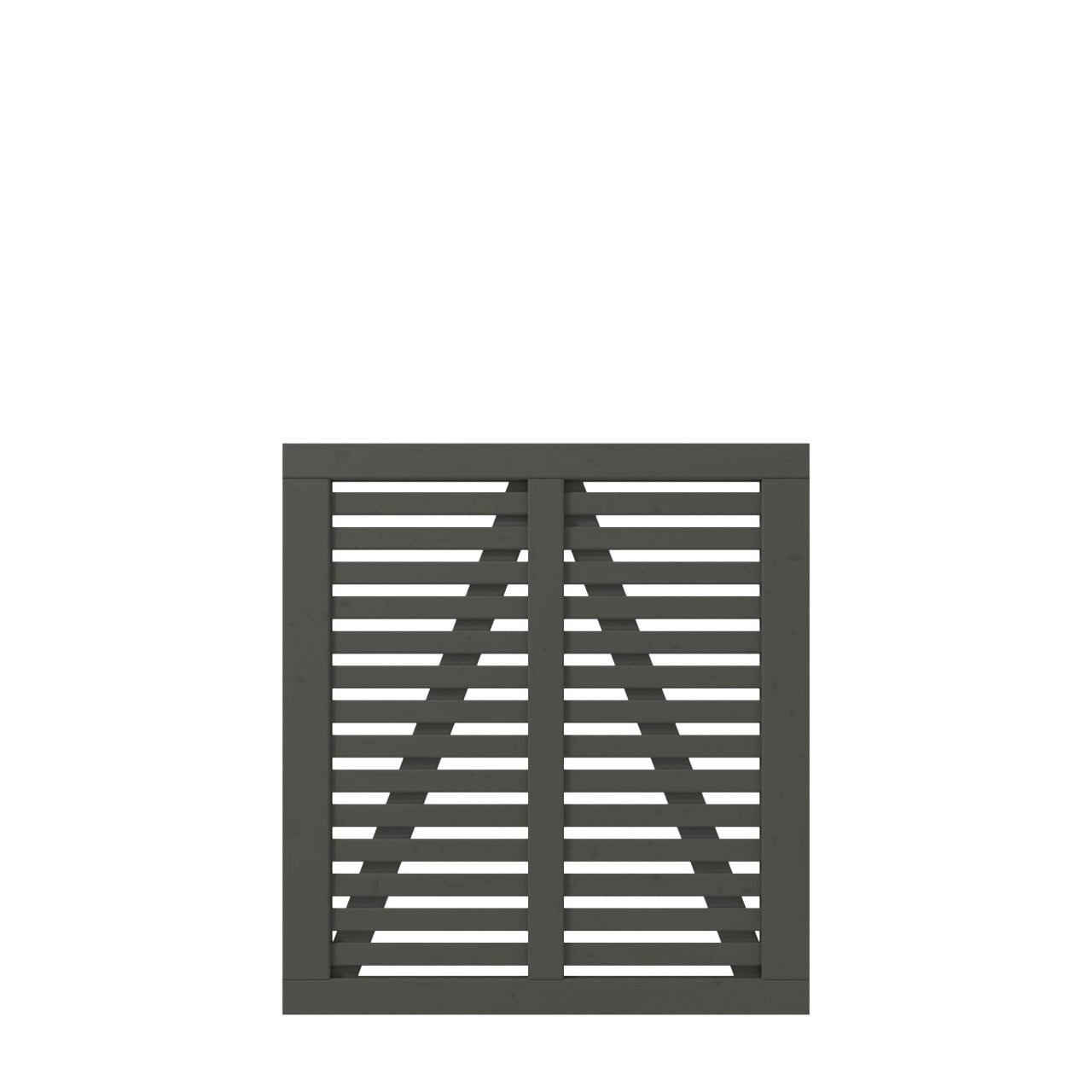 Plus Einzeltor Harmoni inkl. Beschläge 100 x 107 cm umbragrau fungizidbehandelt