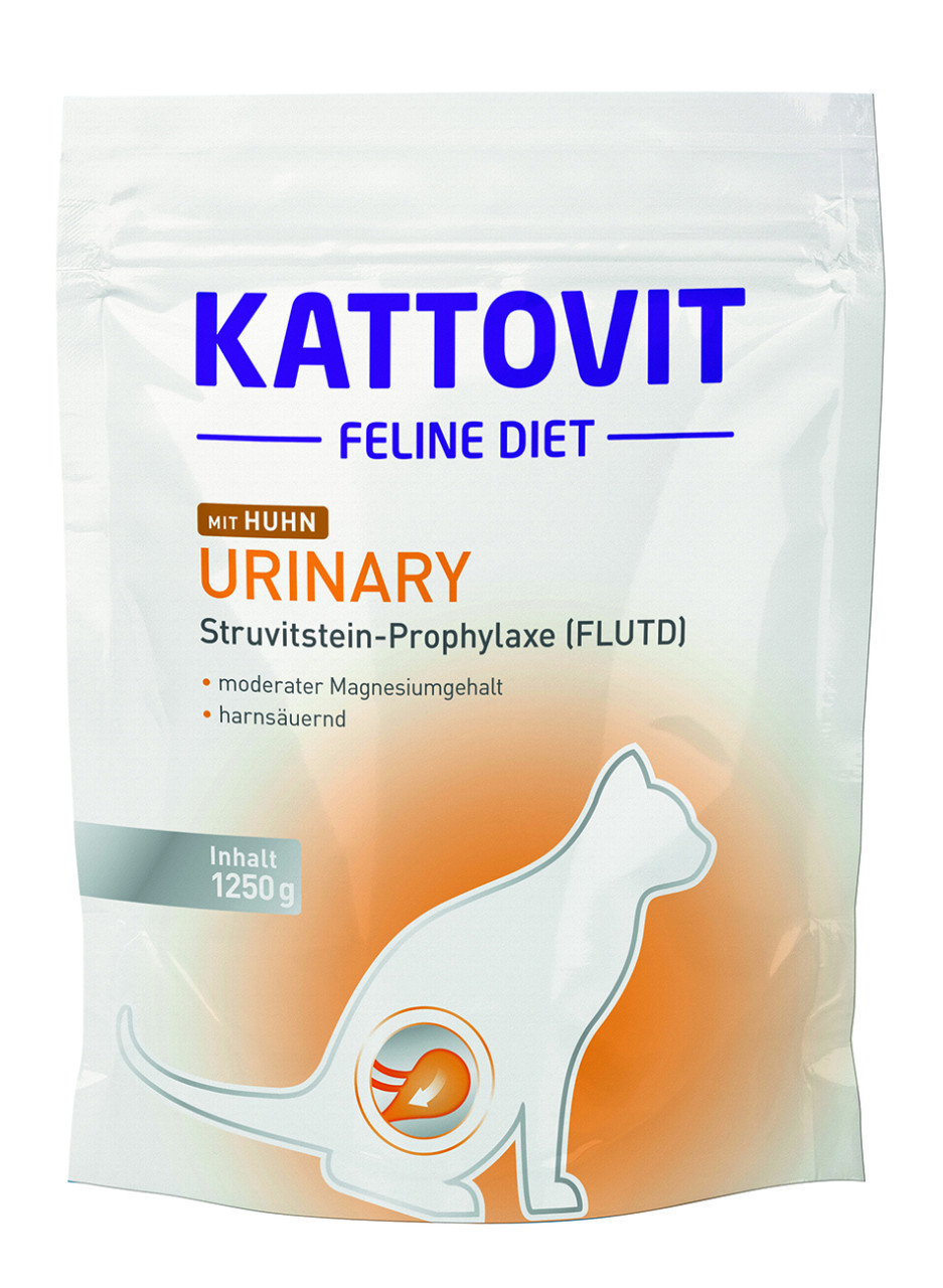 Kattovit Feline Urinary Huhn 1.250 g für ausgewachsene Katzen