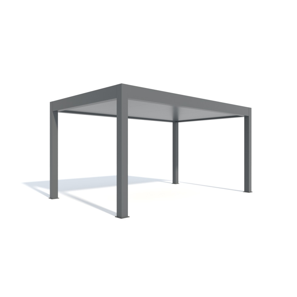 Carport Grandlux 400 x 500 cm grau