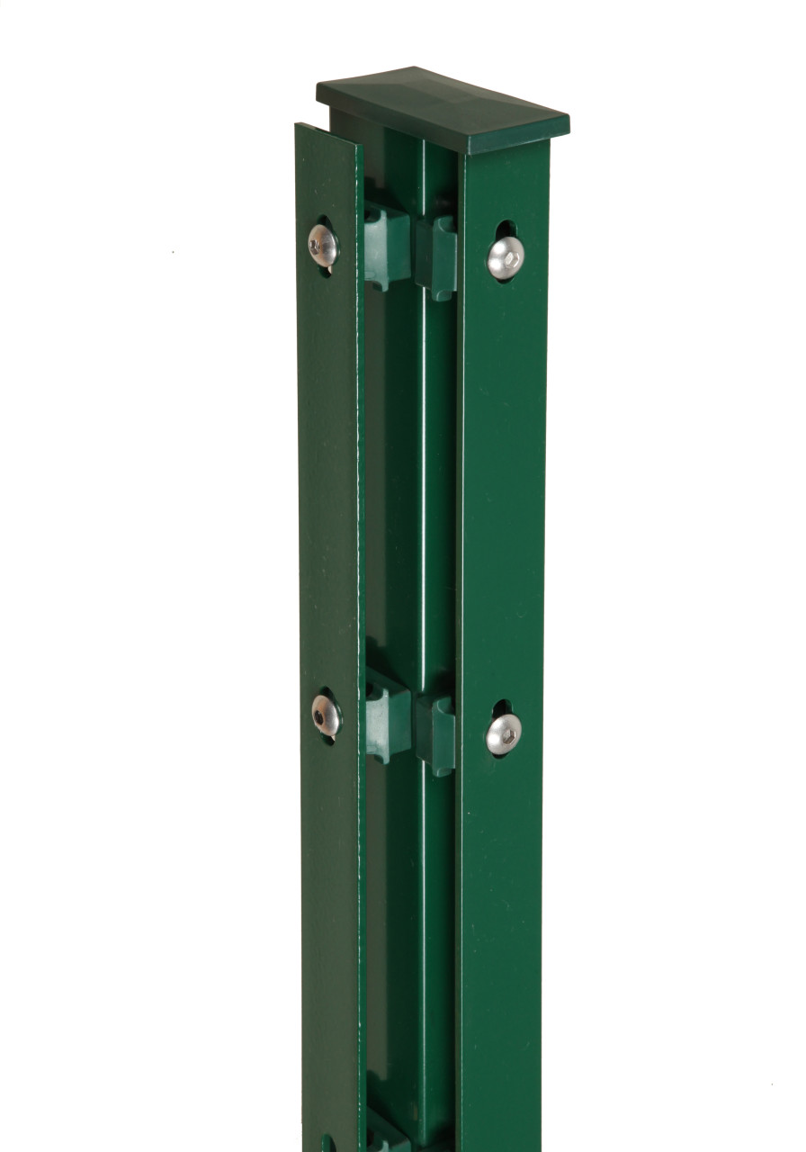 Floraworld Zauneckpfosten Premium 200 x 6 x 4 cm moosgrün