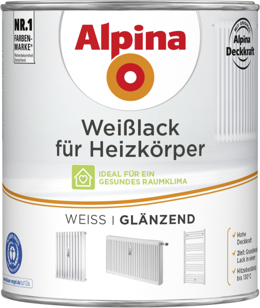 Alpina Heizkörperlack weiß