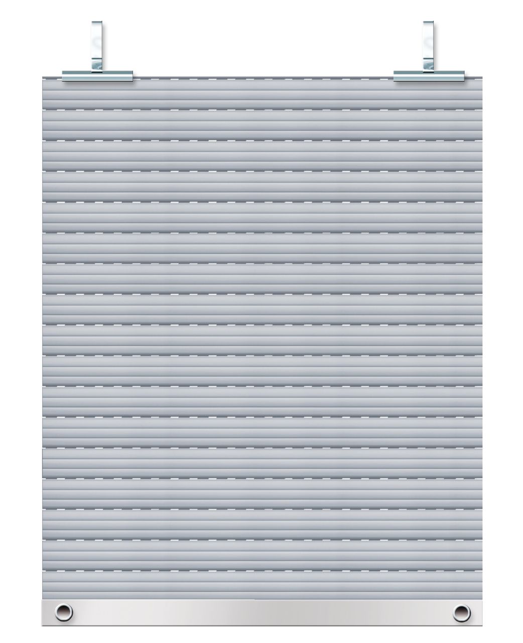 Schellenberg Rollladenpanzer komplett Set für System Mini 100 x 120 cm grau
