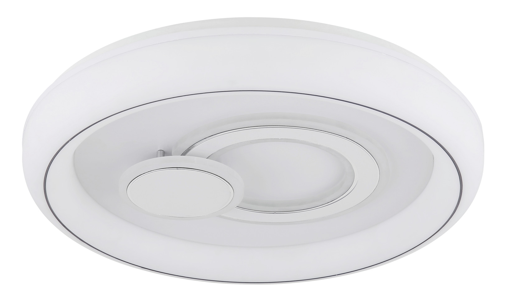 Globo Deckenleuchte Ruiz Ø 48 x 7,5 cm weiß matt warmweiß-kaltweiß