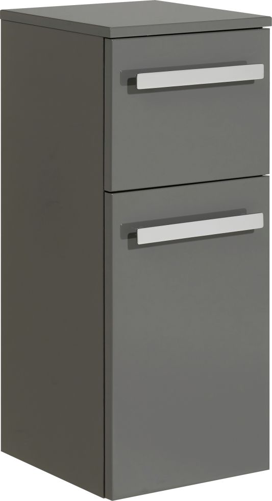 Pelipal Highboard Fokus 4005 Lack steingrau Hochglanz, Breite 30 cm