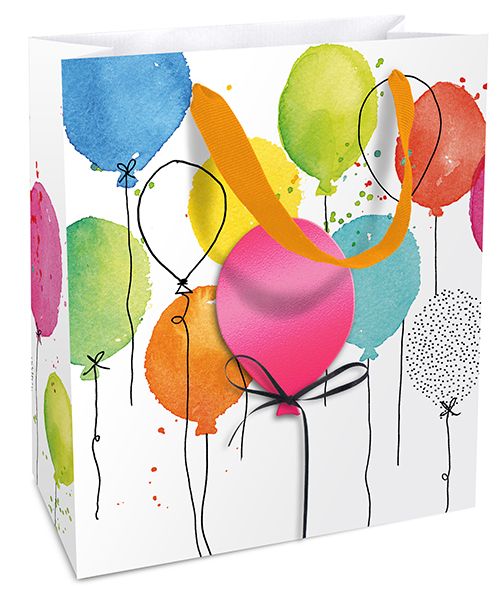 Braun & Company Geschenktragetasche Balloon Party 18 x 21 x 8 cm