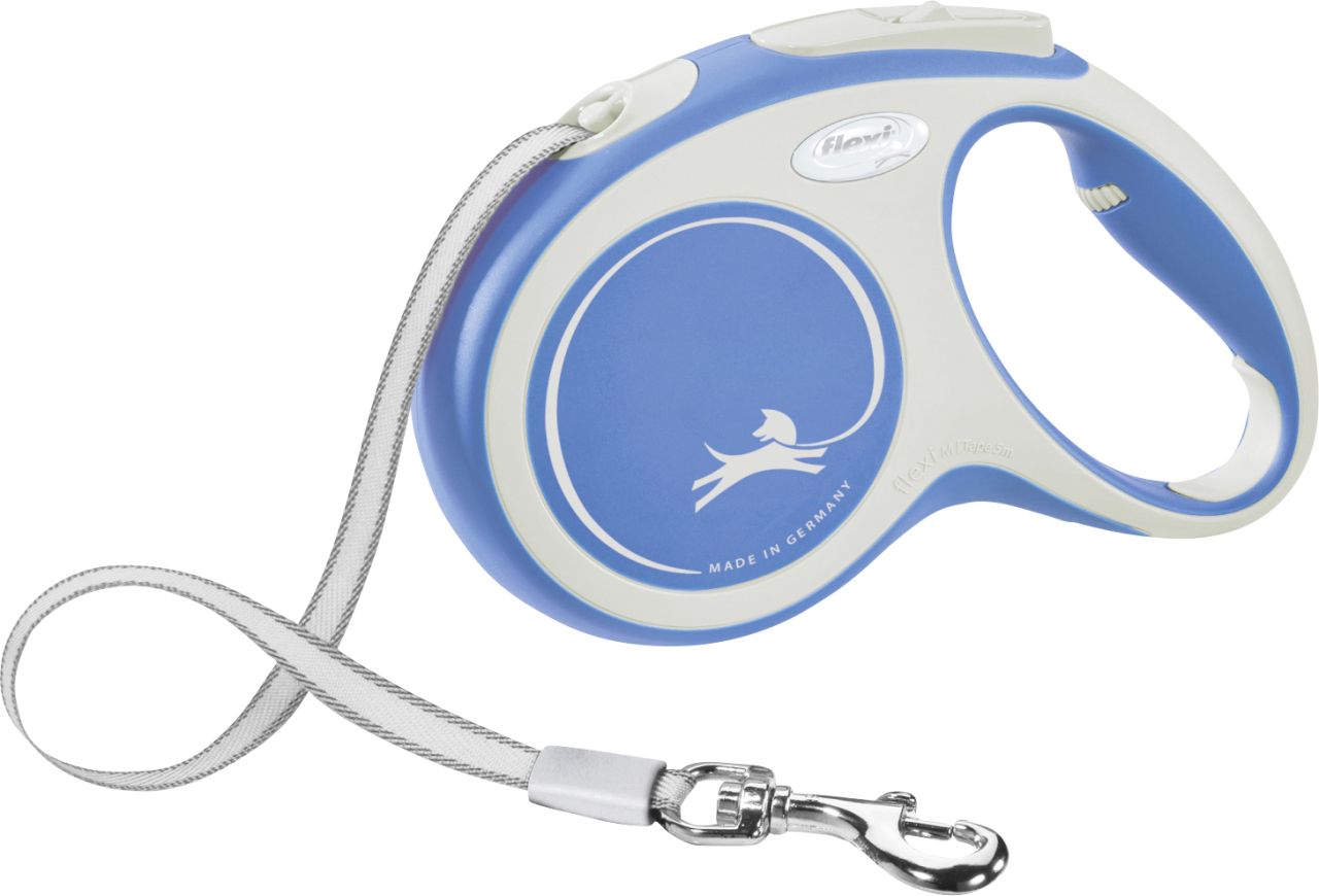 Flexi Hundeleine New Comfort blau, Gurt