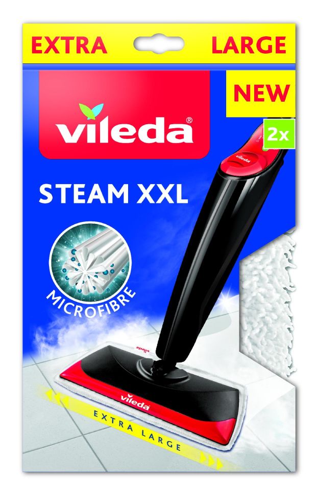 Vileda Ersatzbezug für Dampfreiniger Steam XXL 2-er Pack