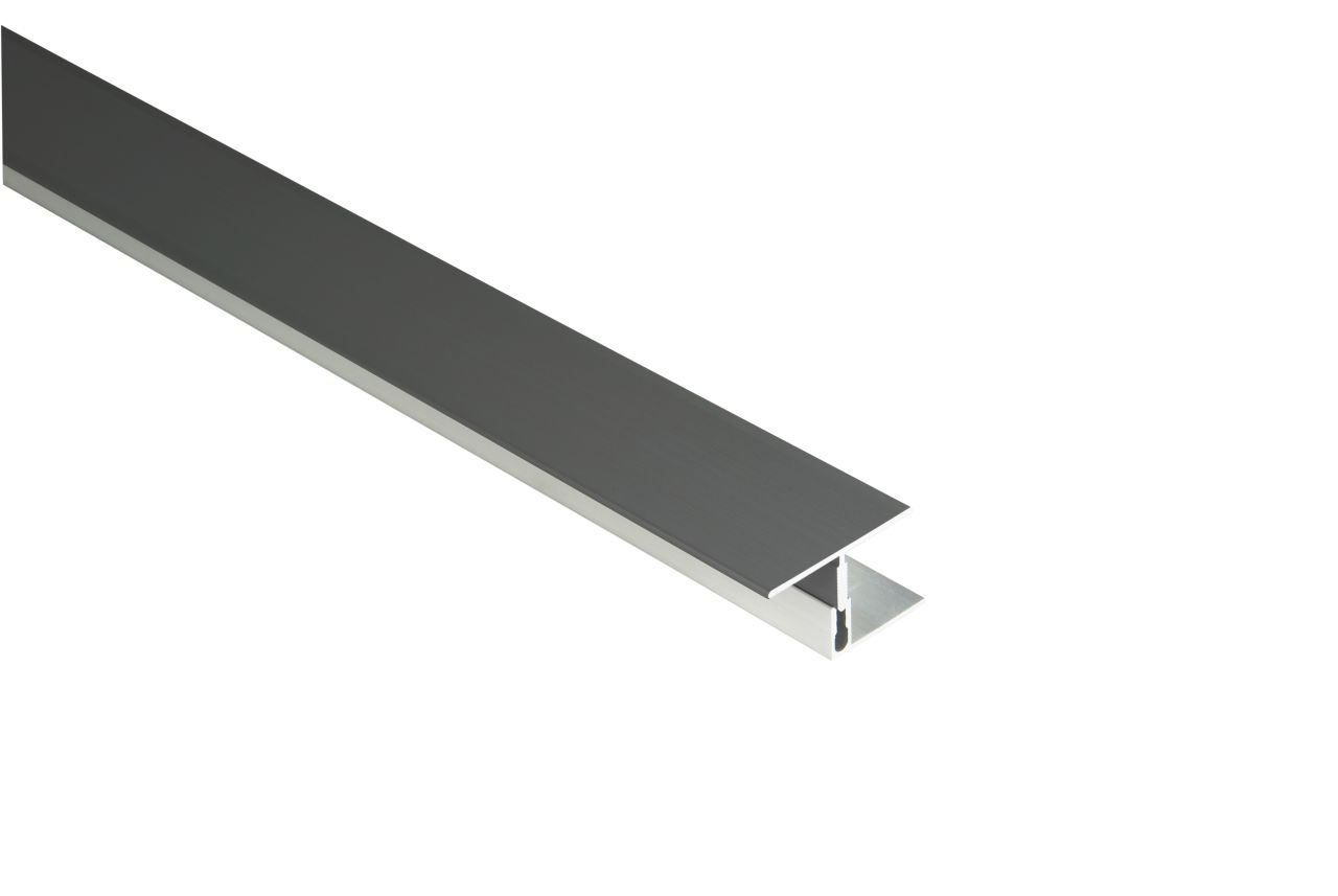 Kovalex Übergangsprofil Aluminium 250 x 6 cm anthrazit