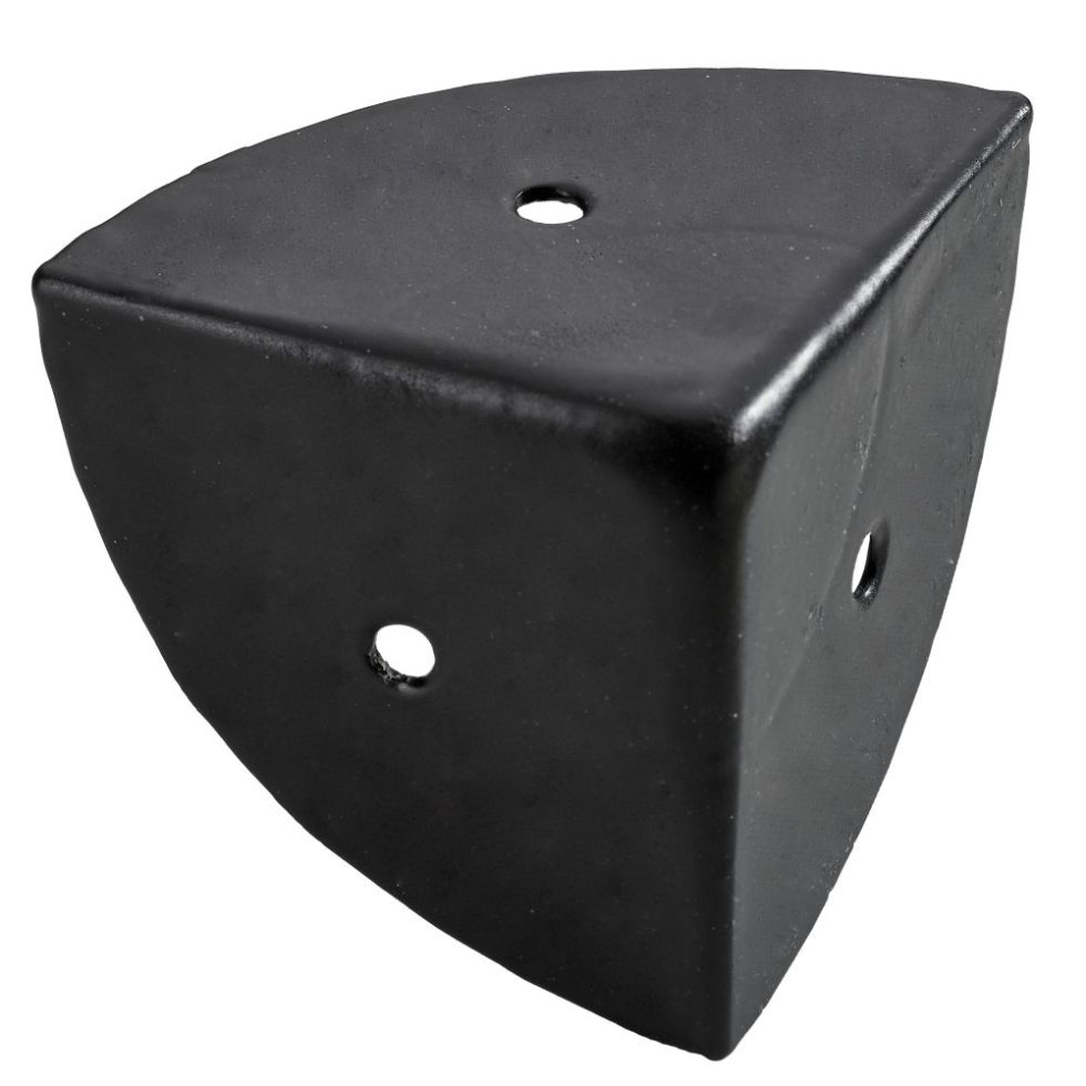 Hettich Kistenecke 45 x 45 x 45 mm schwarz - 1 Stück