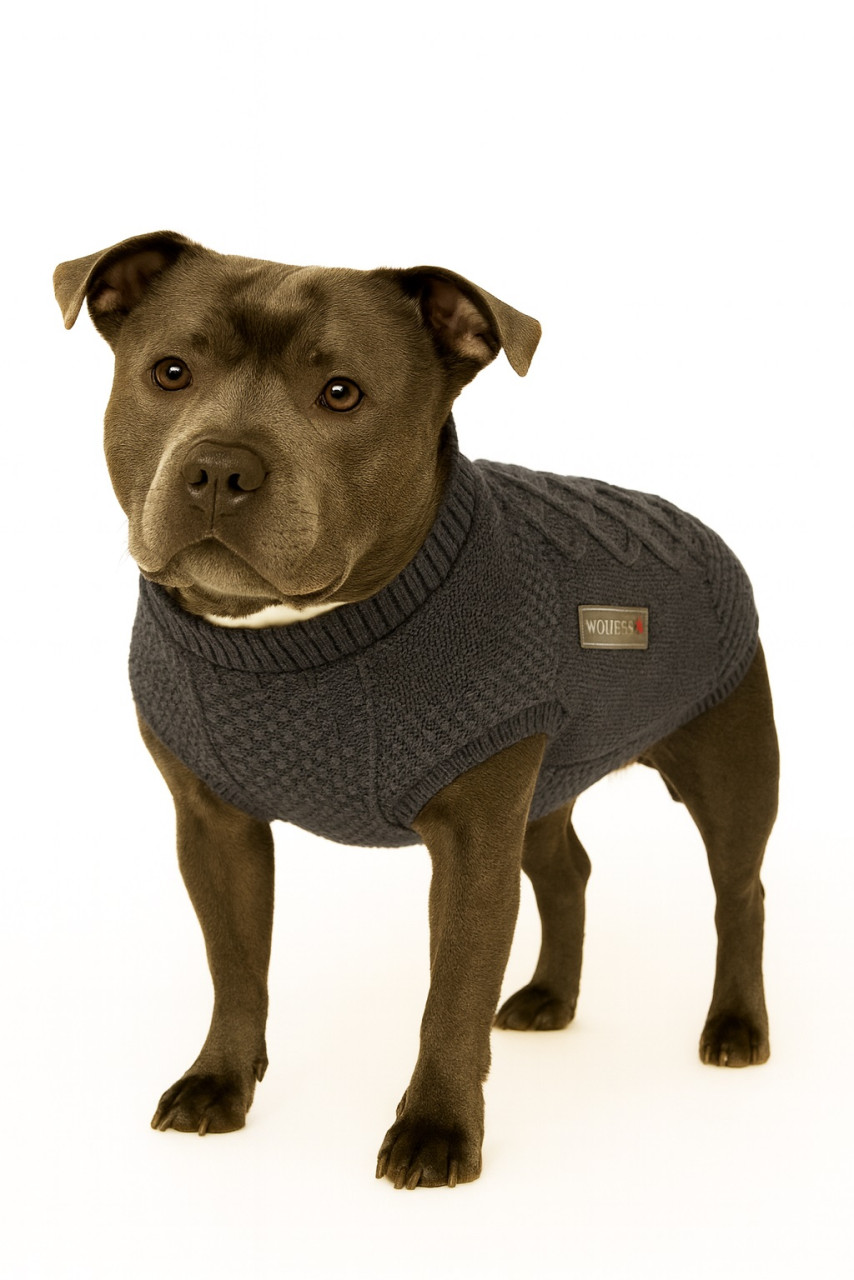 Wolters Hundebekleidung Strickpullover Tristan graphit