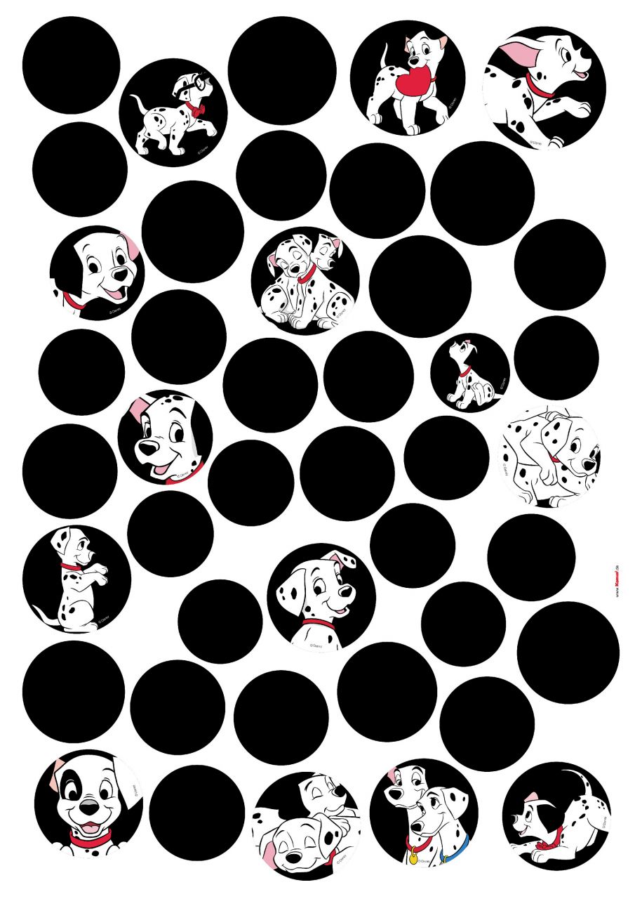Komar Decosticker 101 Dalmatiner Dots 50 x 70 cm